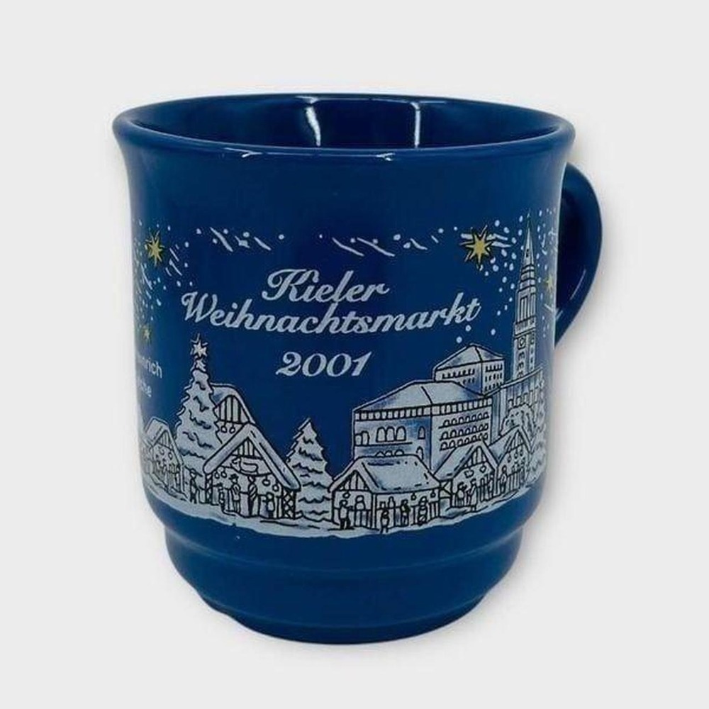 Vertrieb Kössinger Collectible Christmas Mug 2001 Kieler Christmas Market D84069